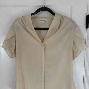 Calvin Klein Beige Women's Blouse